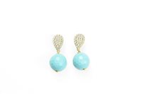Orecchini Misis Donna Essenza in Argento Pasta di turchese OR09754TU